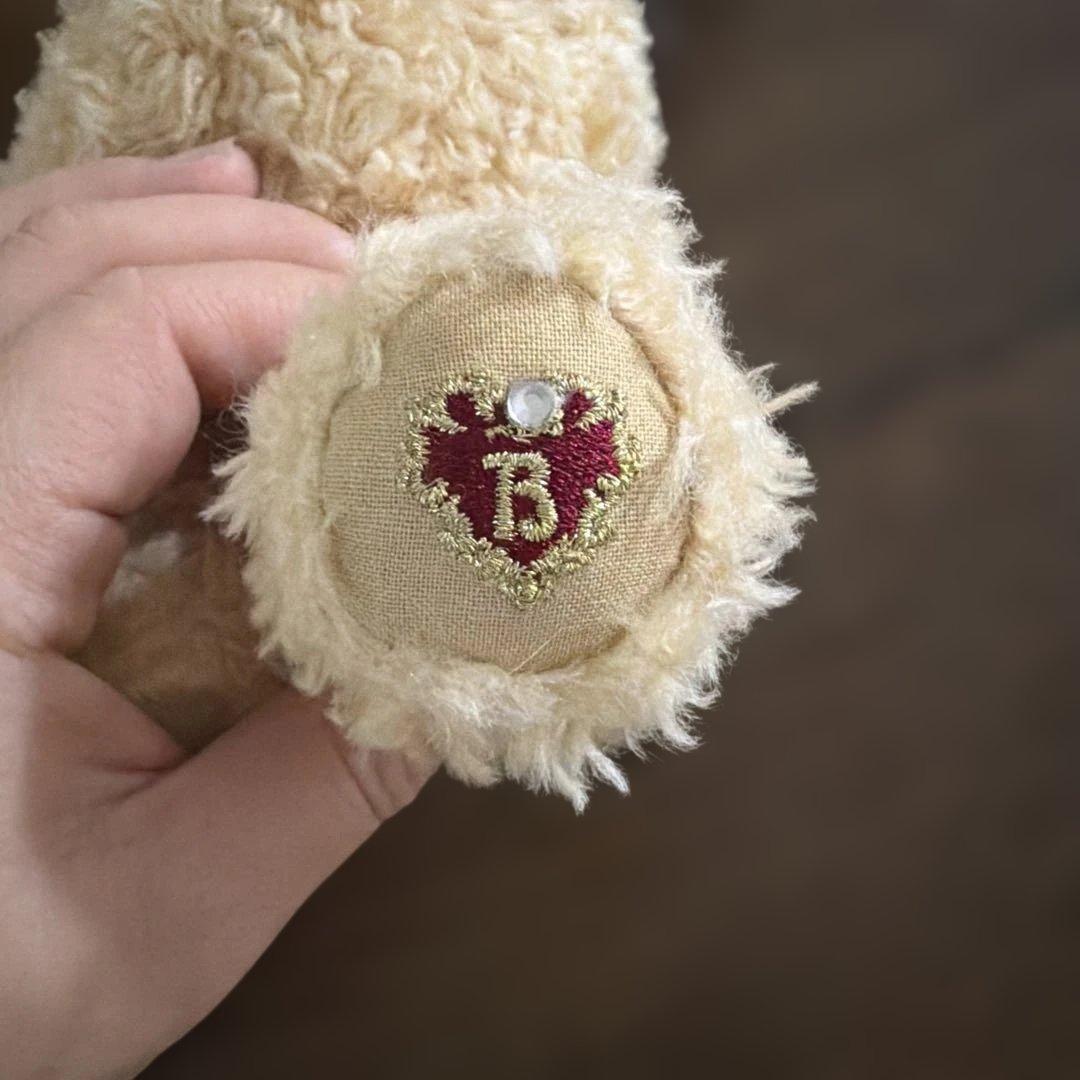 R*H様 ベイビー　くまくみゃポシェット 茶リボン ヴィンテージ　ミニサイズ