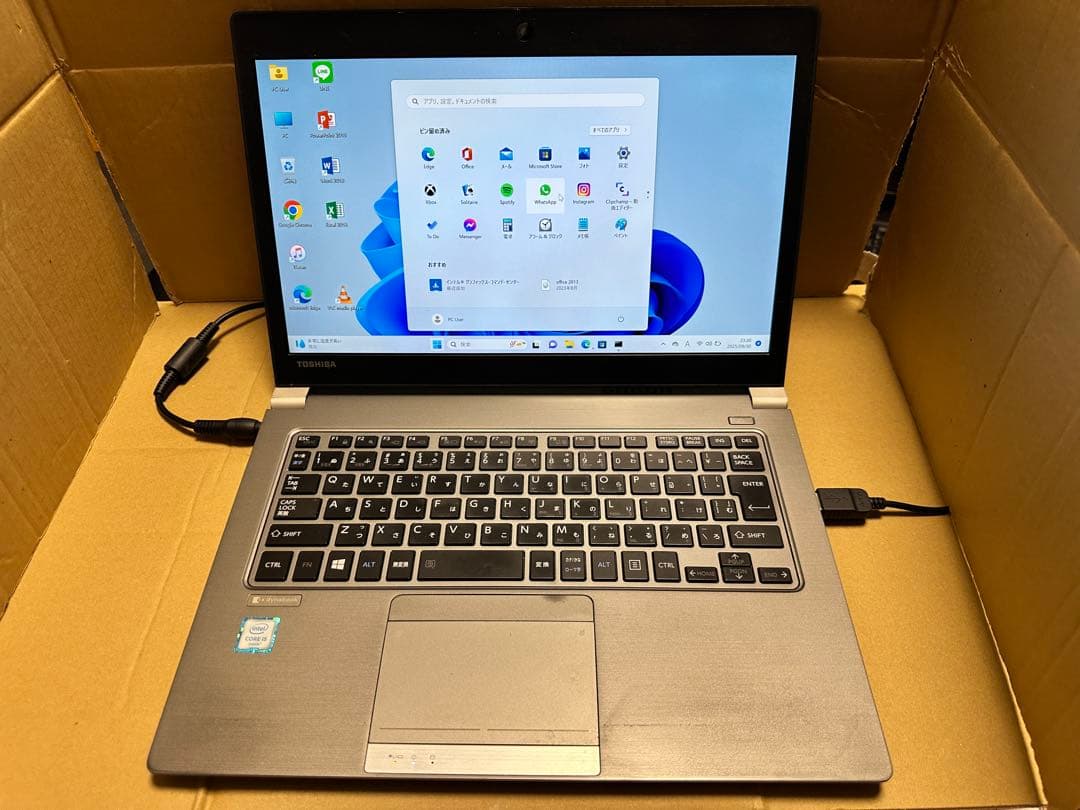 すぐ使用可能： 東芝　dynabook R63/B i5Win11 Office