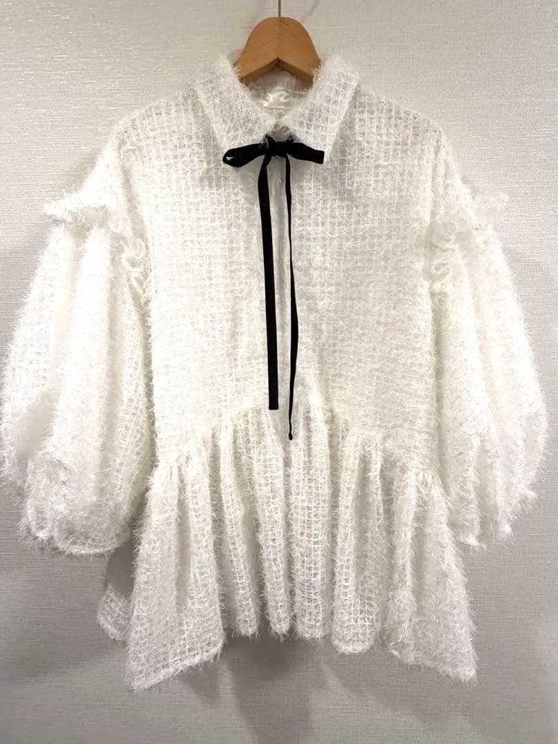 トップス acka. fluffy volume blouse