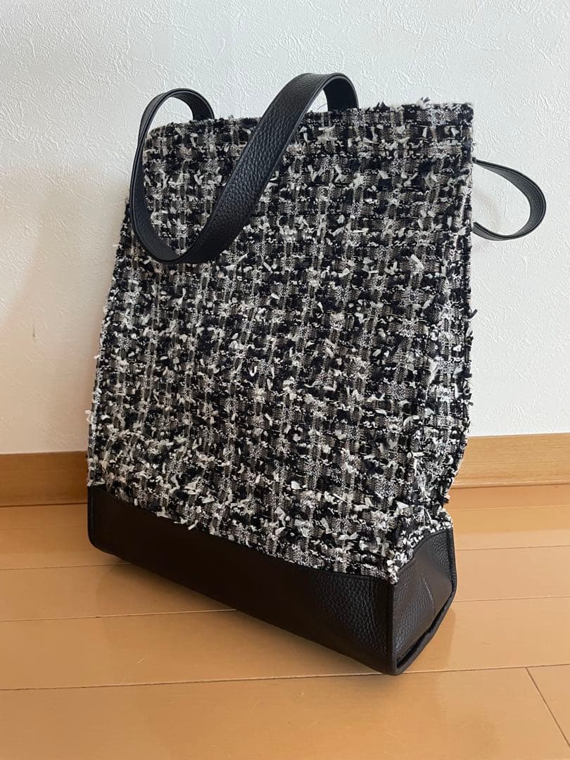 ファミリア　familiar 限定バッグツイードトートバッグ