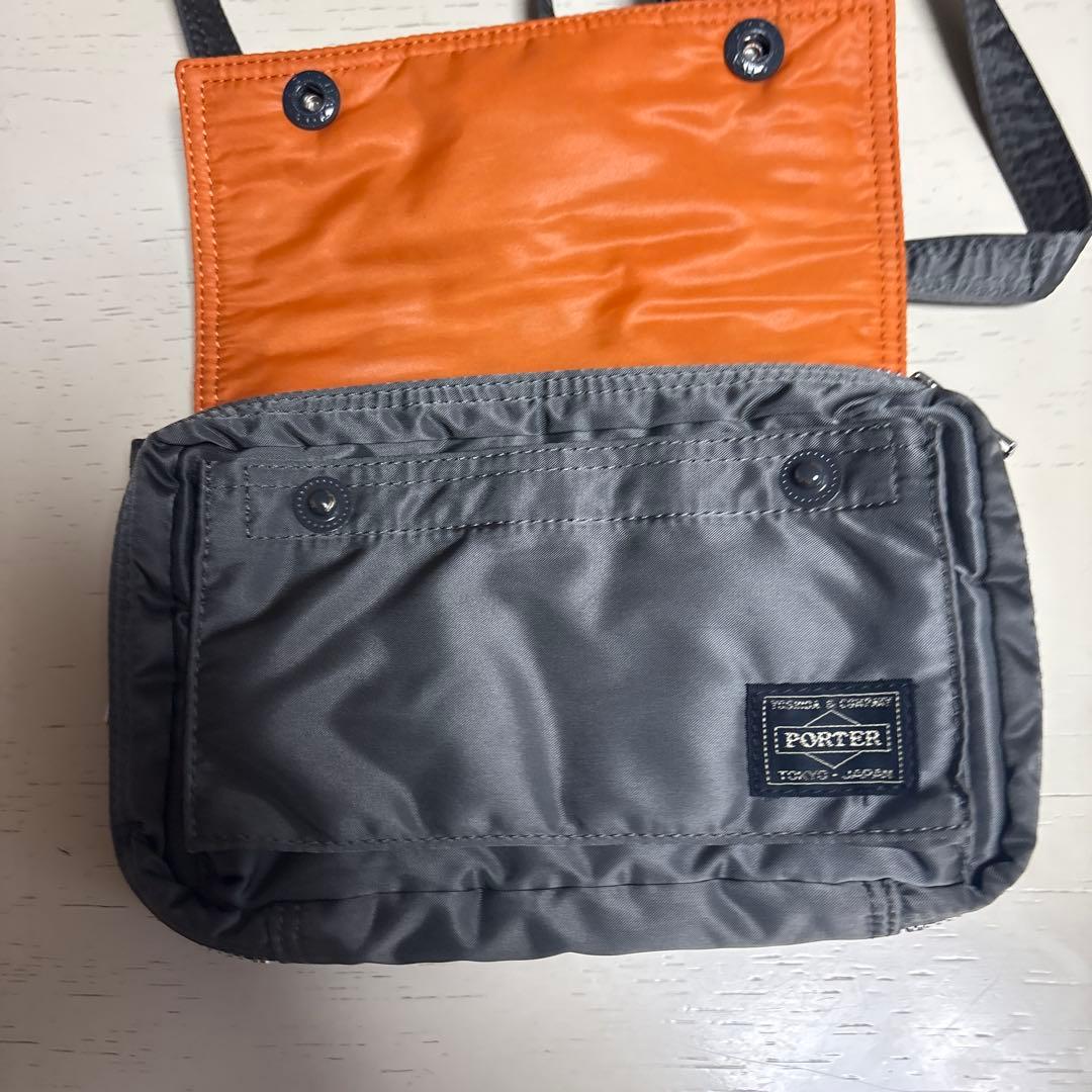 PORTER グレー ショルダーバッグ