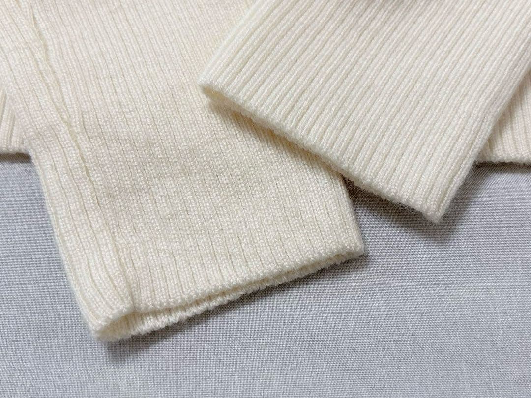 1/22終◆極美品✨SLOANE スローン 14Gリブ ラウンドネックニット