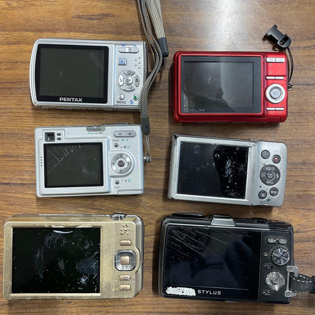 【ジャンク品】コンパクトデジタルカメラ6台セット