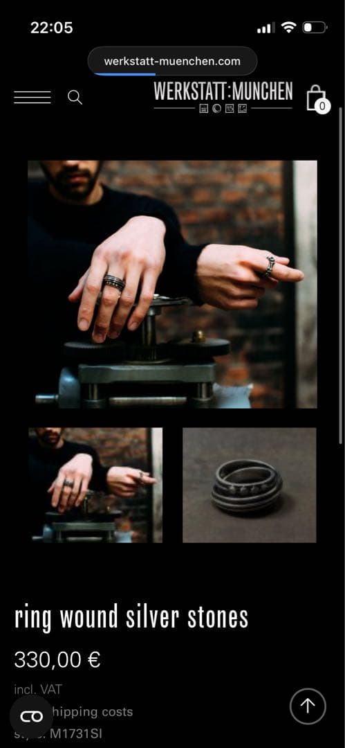 Werkstatt munchen ワークスタットミュンヘン　シルバー　リング