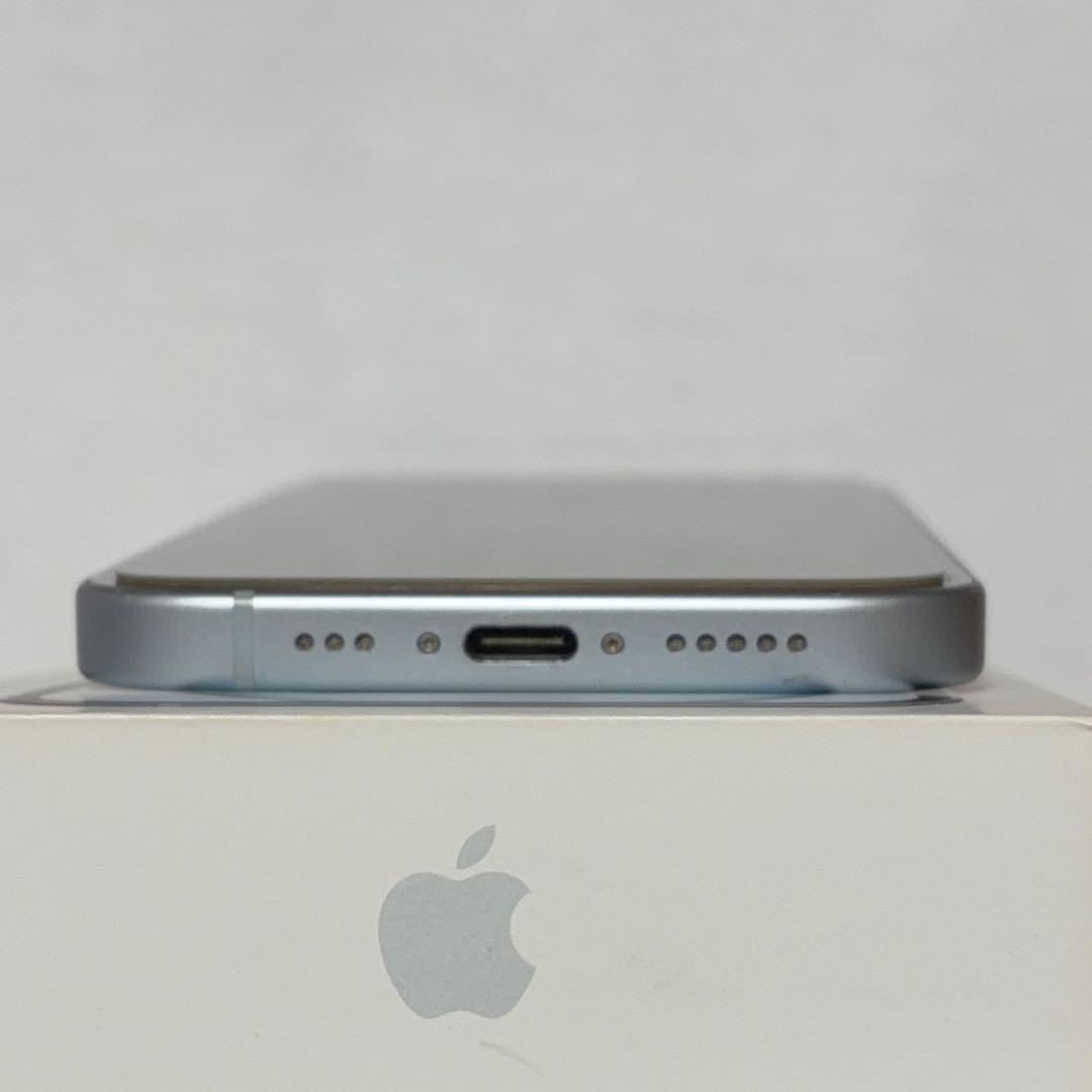 Apple iPhone 15 256G 青色 本体 SIMフリー ケーブル付き