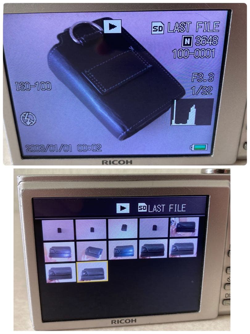 動作品 RICOH リコー コンパクトデジタルカメラ R10