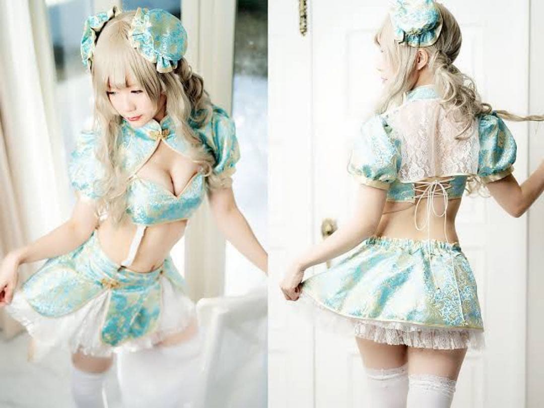 Alter Meサイバーチャイナコスプレ衣装ホワイト M企画 ハロウィン