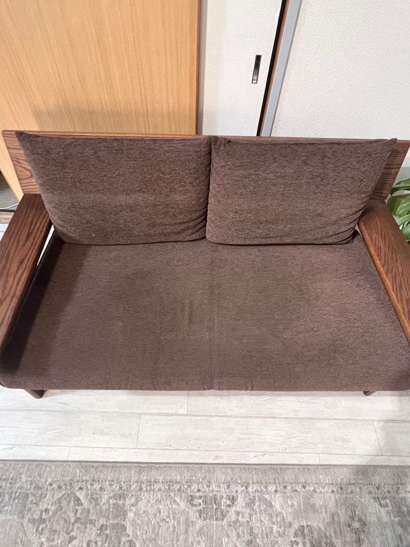 飛騨産業 rk118 両肘付　2人掛けソファ　森のことば