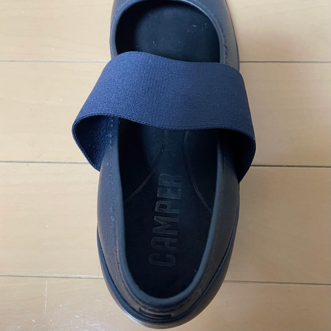 【数回使用程度】カンペール オールライト パンプス レザー ネイビー