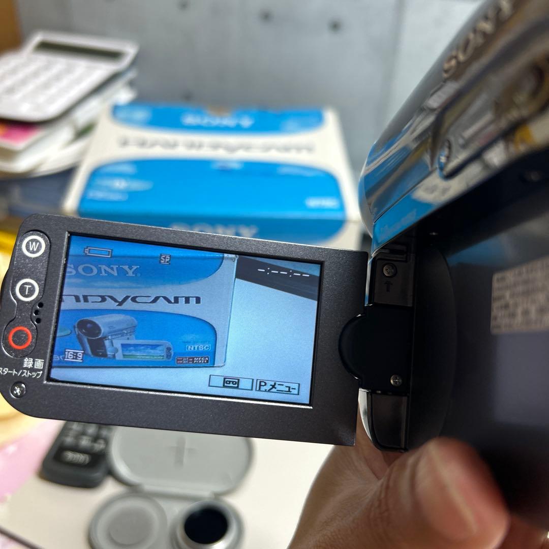 動作良品 Sony ハンディカム DCR-HC90 極 美品ビデオカメラ