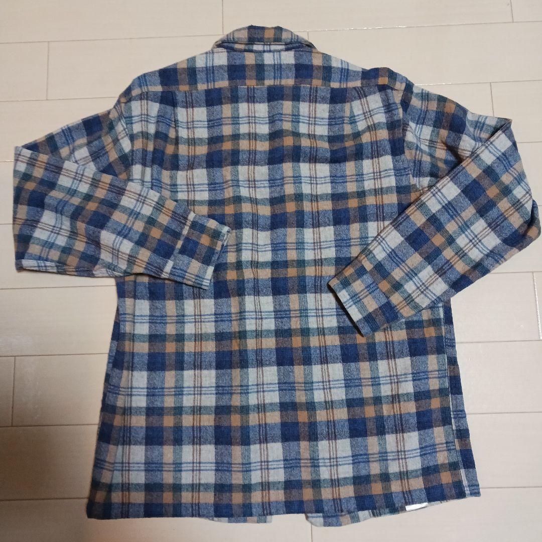 【70s〜80s USA製】ペンドルトン ウールネルシャツ ブルータグ チェック