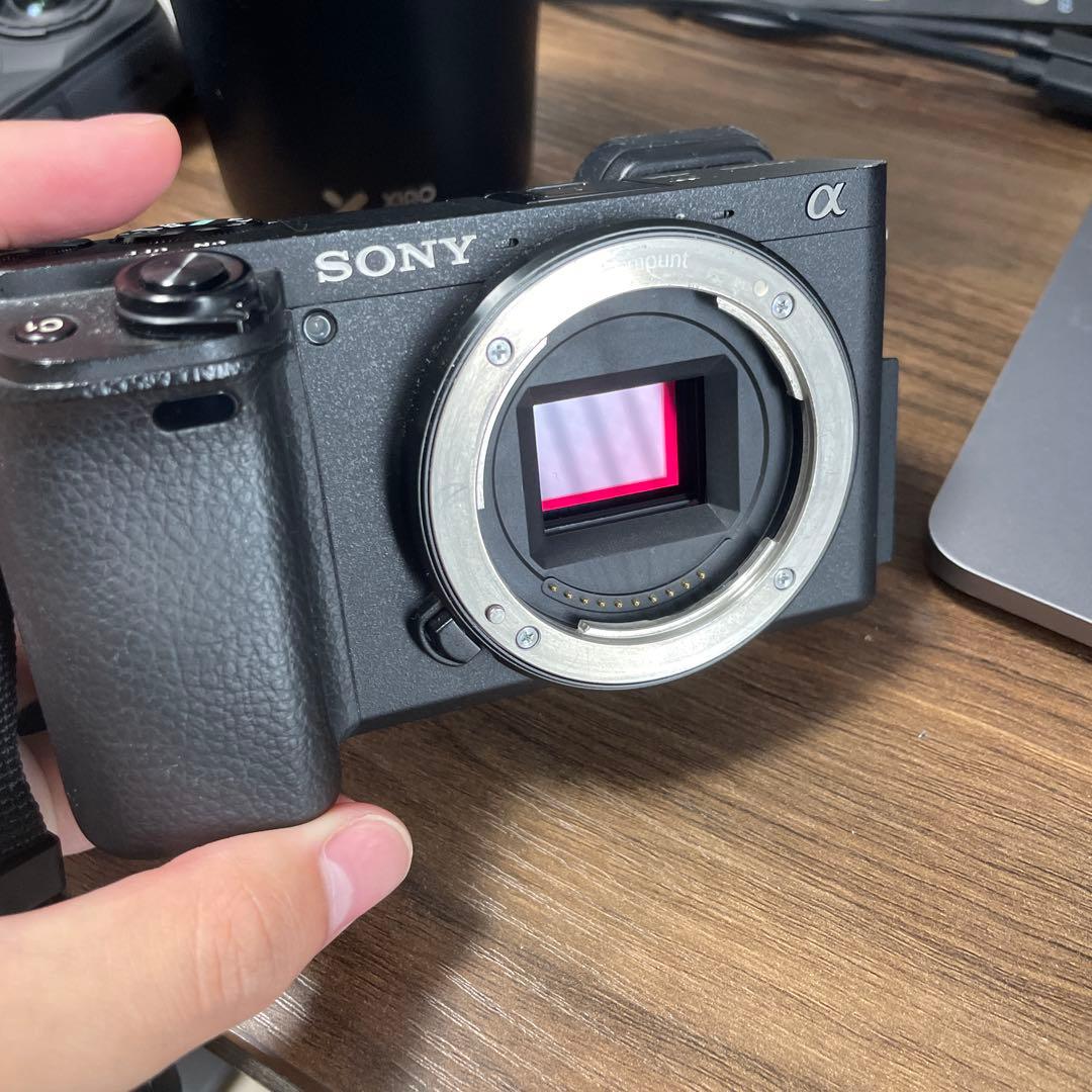 SONY a6400ミラーレス一眼本体 SDカード64GB液晶フィルム