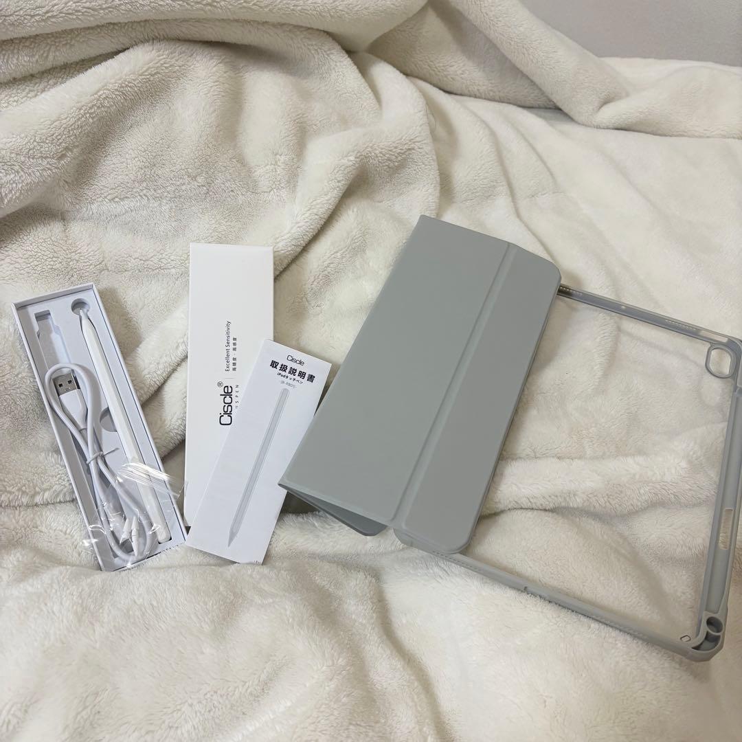 【美品】iPad Air第5世代／箱+付属品あり(アクセサリー類込)