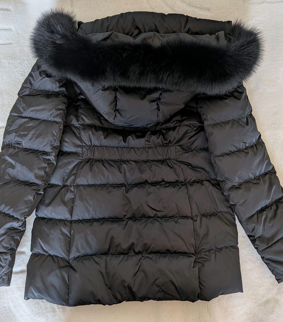 UNTITLED フード付きダウンジャケット ブラック