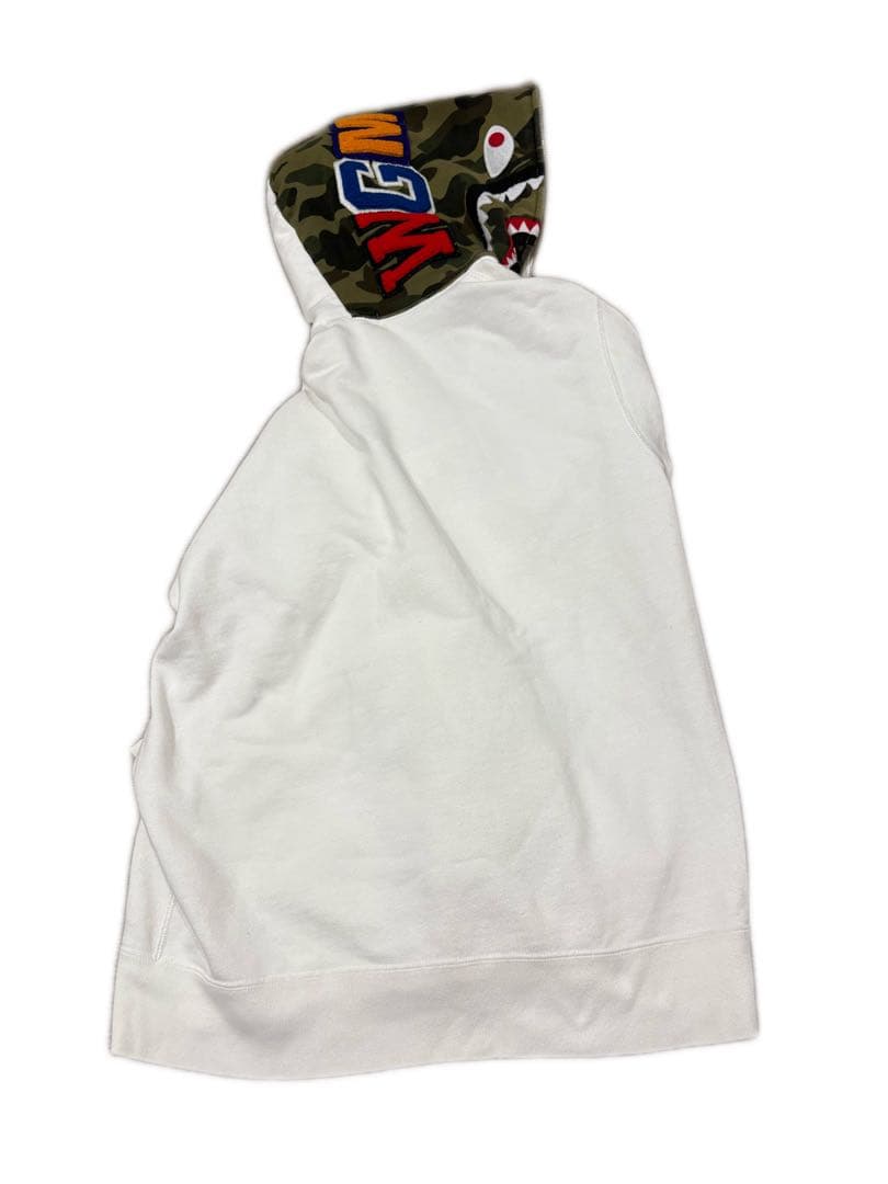 A BATHING APE WGM シャーク ジップパーカー