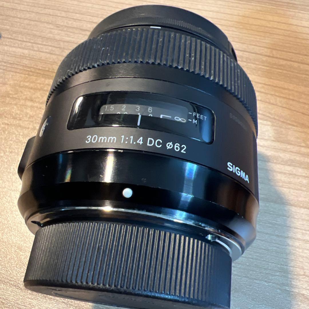 【レンズフィルター付】SIGMA単焦点レンズ art 30mm f1.4