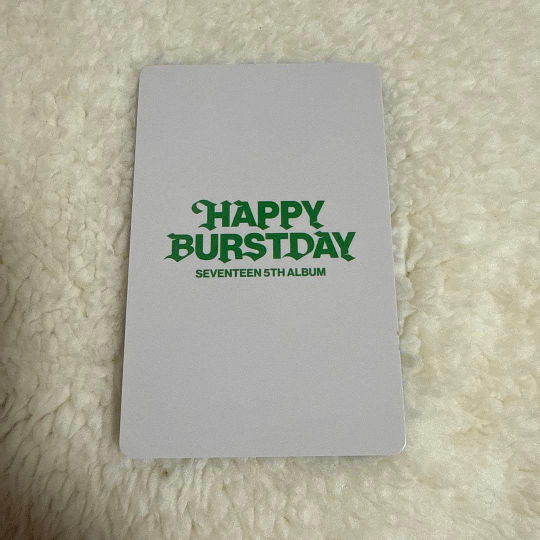 SEVENTEEN HAPPY BURSTDAY 中華 一直娯 ミンハオ トレカ