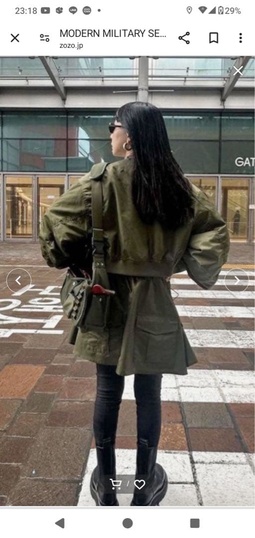 みみみ⭐︎ビスチェのみアメリヴィンテージミリタリーセットジャケット