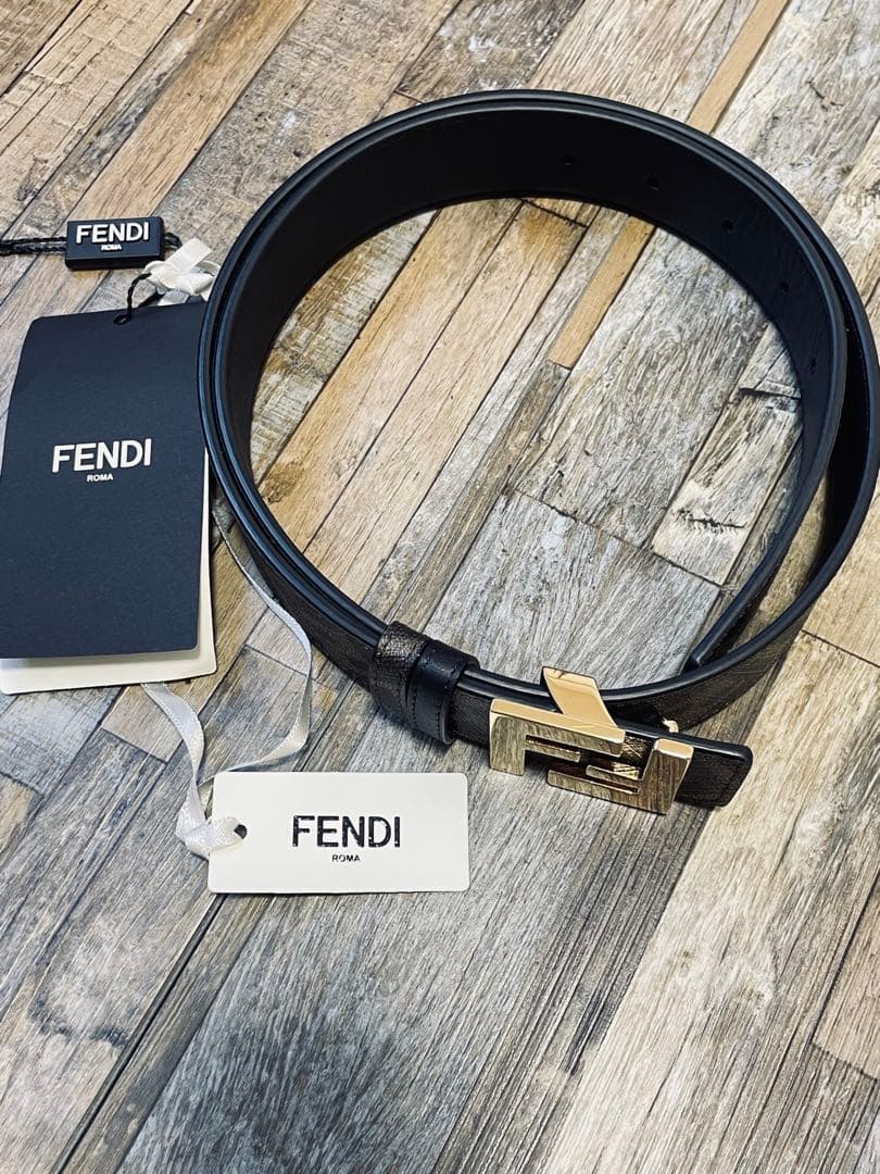 22ss「FENDI」FF Monogram✖Black Reversible