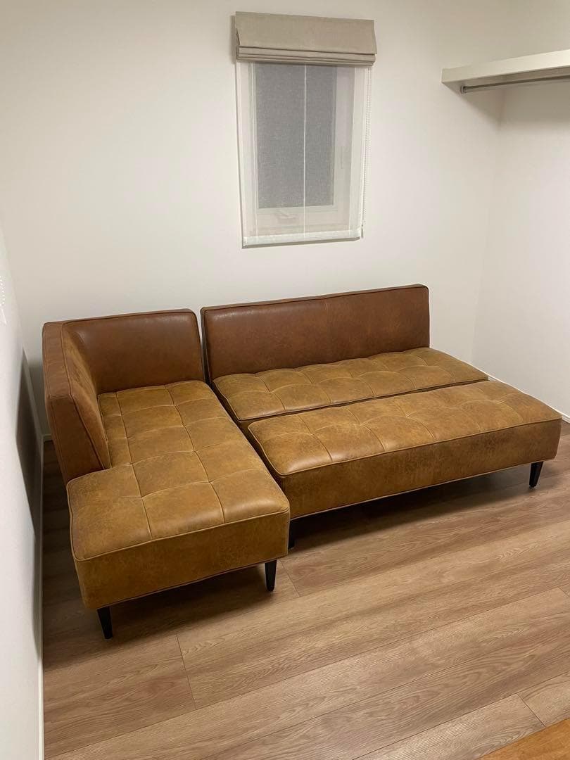 【PM02:51】（2/2）トリムソファベンチ（ブラウン）