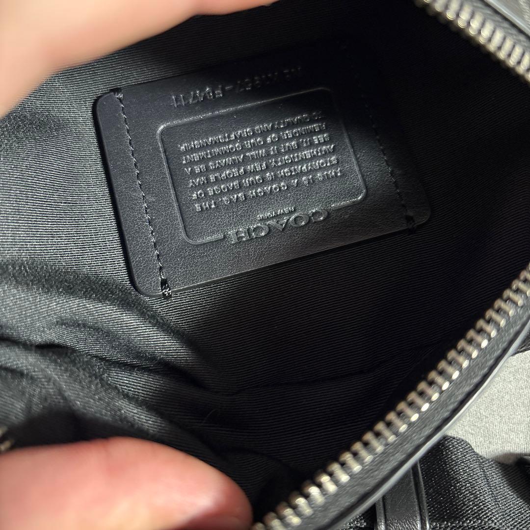 coachボディバッグ・ウエストポーチ ブラック/グレー