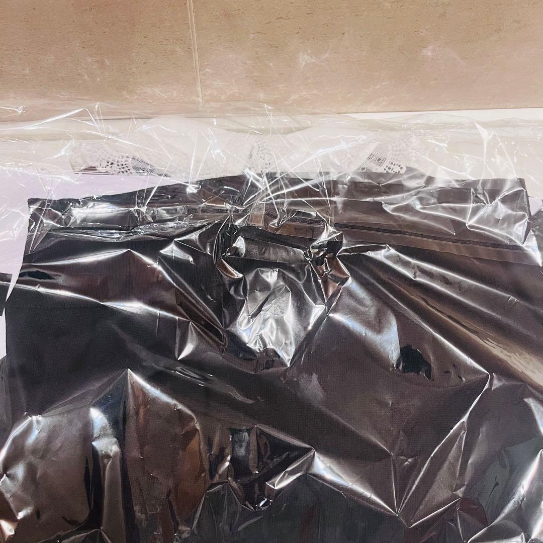 トップス Lace Accent Knit Black