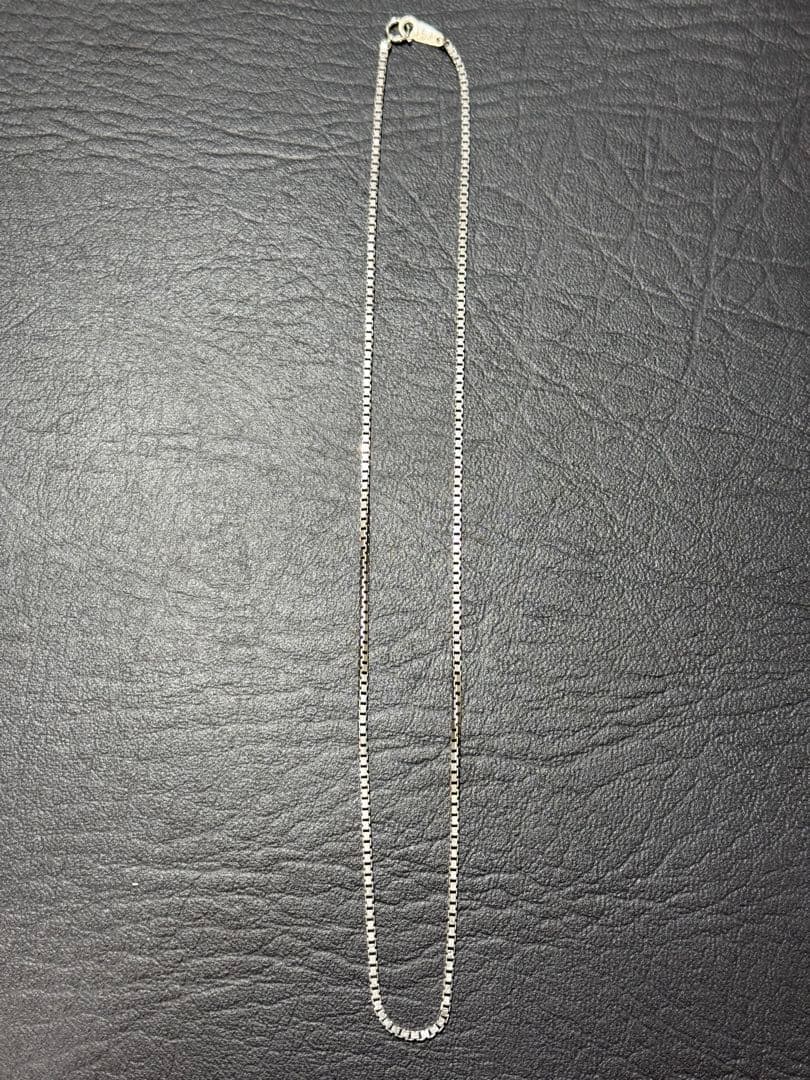 Pt850 プラチナネックレス 45cm 13.7g べネチアンチェーン