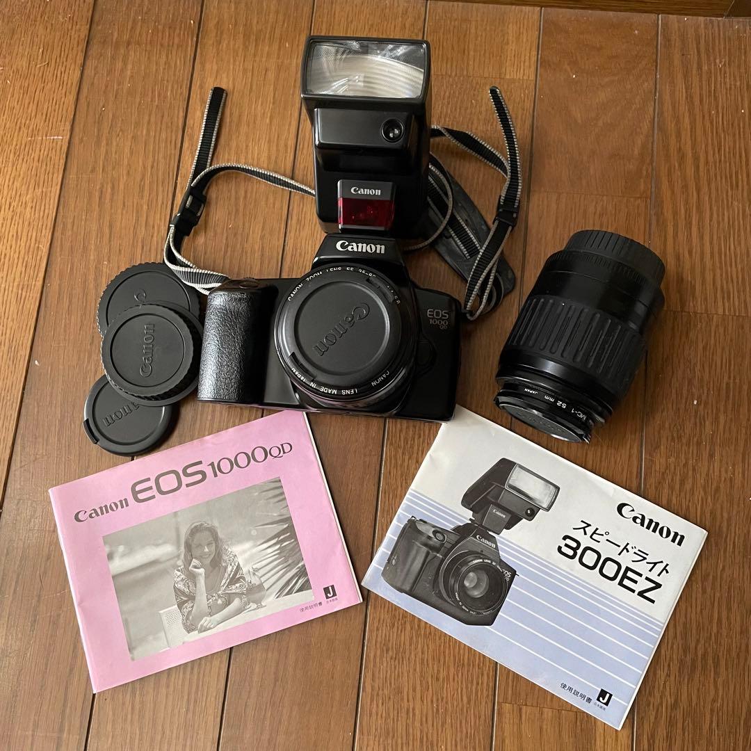 キャノン EOS 1000QD スピードライト300EZ