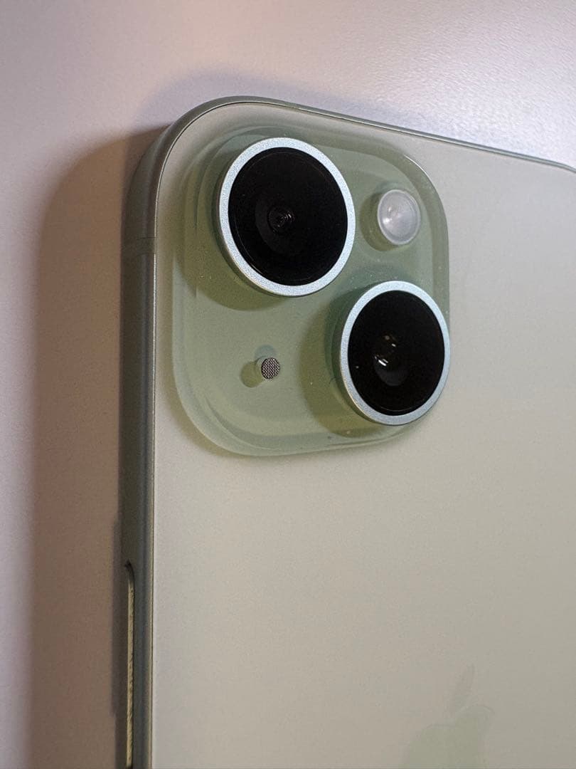 iPhone 15 グリーン 128GB SIMフリー 最大容量90% 純正箱付