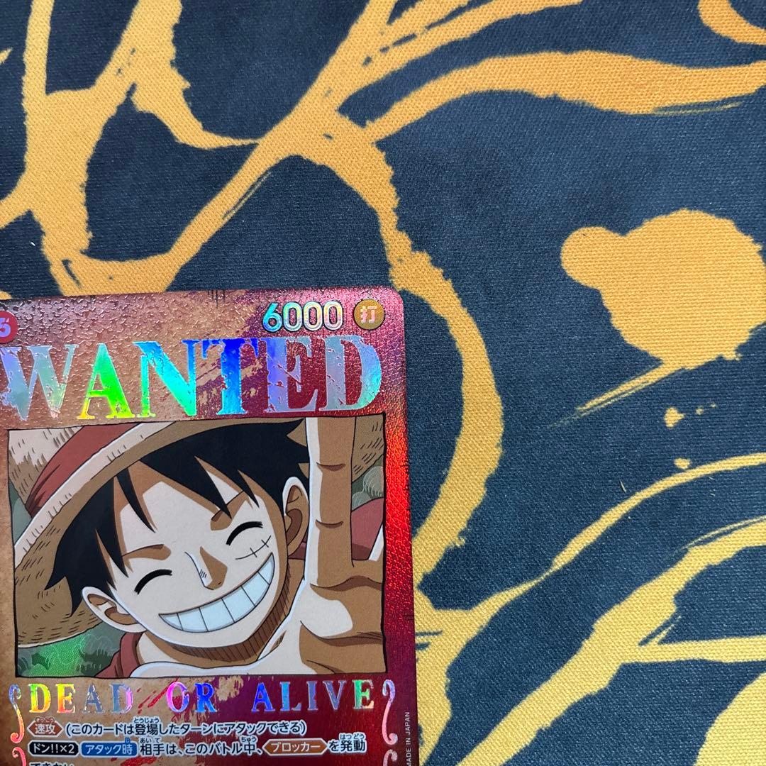 モンキー・D・ルフィ　手配書　SP パラレル　ワンピースカードゲーム