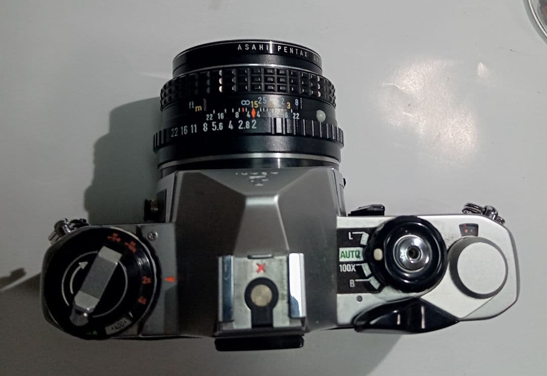 329 アサヒ　PENTAX　ペンタックスME シルバー　一眼レフカメラ