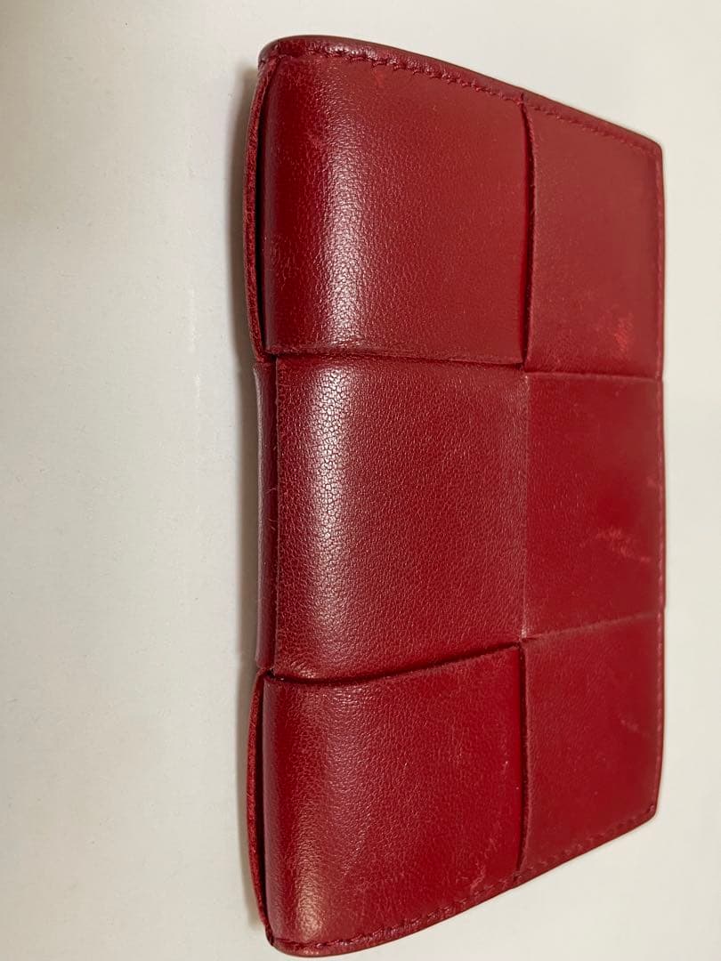 BOTTEGA VENETA 赤 レザー 名刺入れ