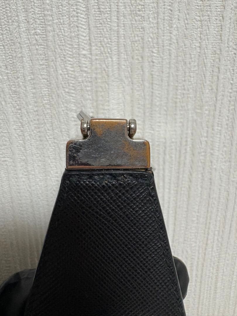 PRADA サフィアーノレザーキーチェーン