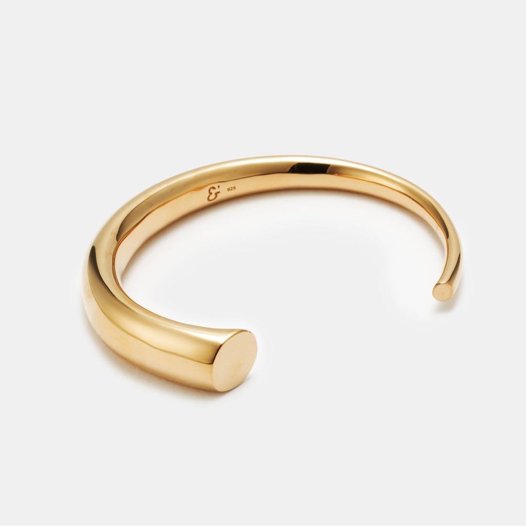 h‘eres 202 HORN BANGLE GOLD ヒアーズ