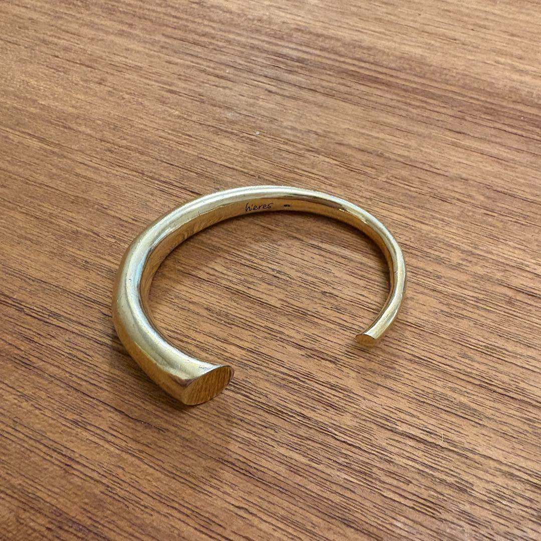 h‘eres 202 HORN BANGLE GOLD ヒアーズ