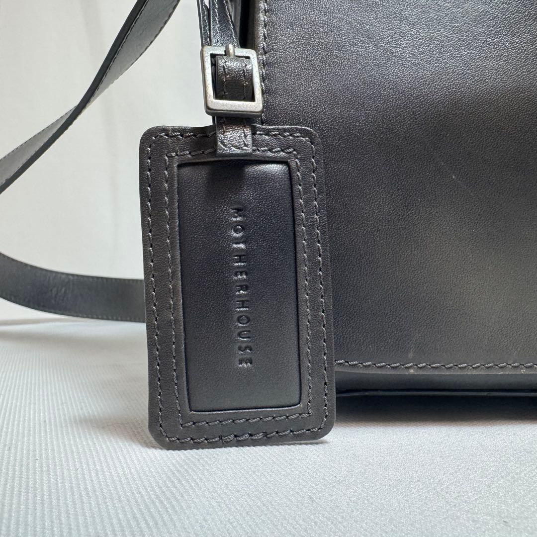 【MOTHERHOUSE】メッセンジャーバッグ　グレー　ビジネス