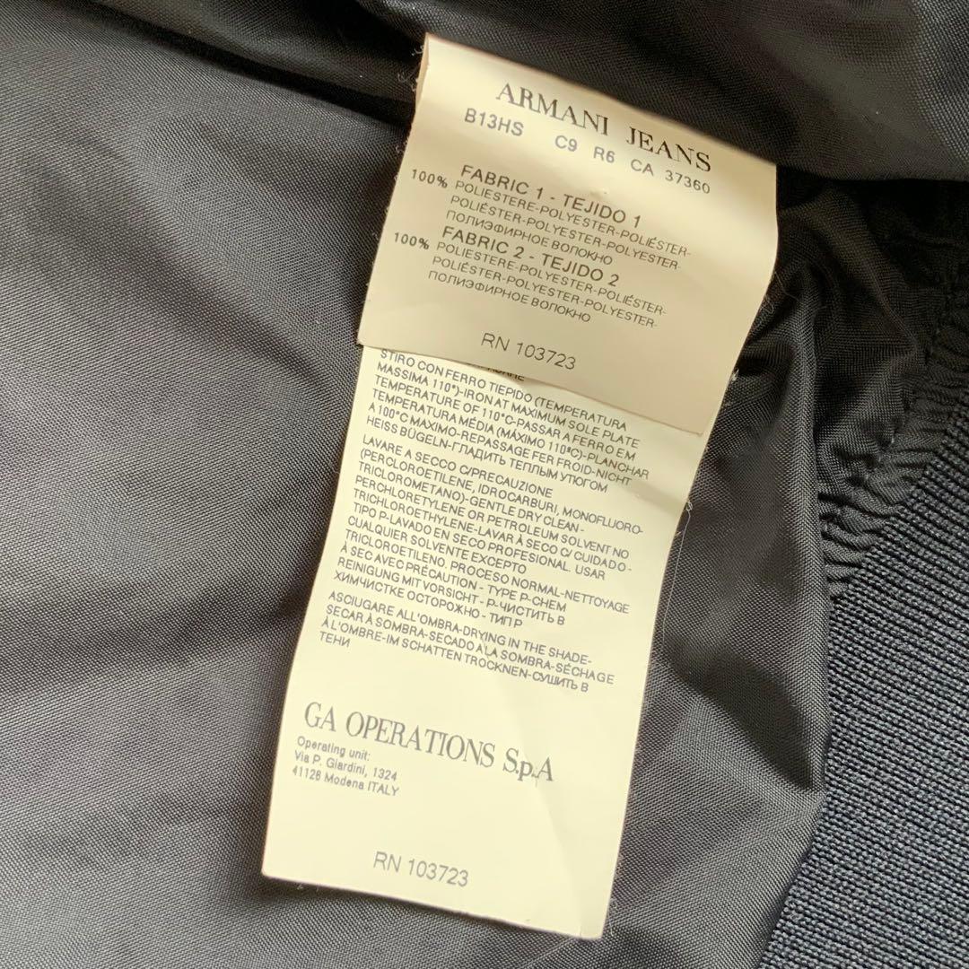 良好品 AJ アルマーニジーンズ ジッパージャケット メンズL(L~LL相当)