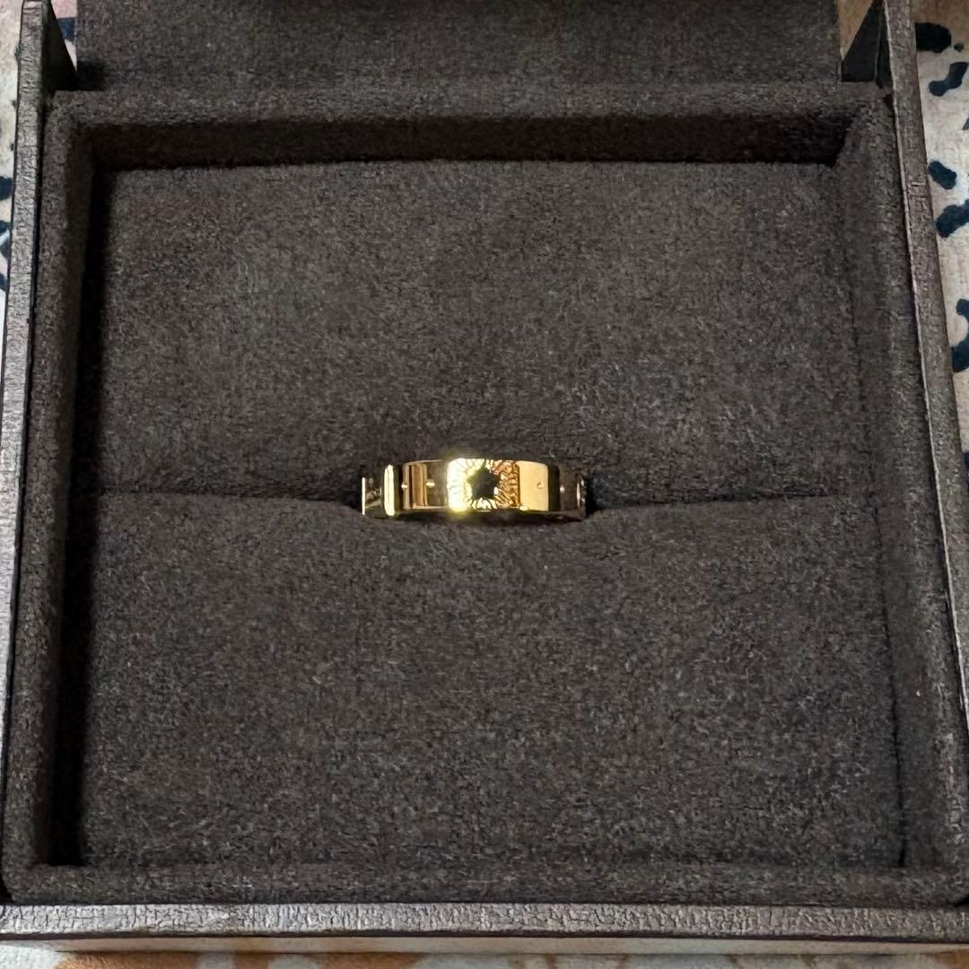 GUCCI アイコン スター リング K18YG 9.5号　K18リング