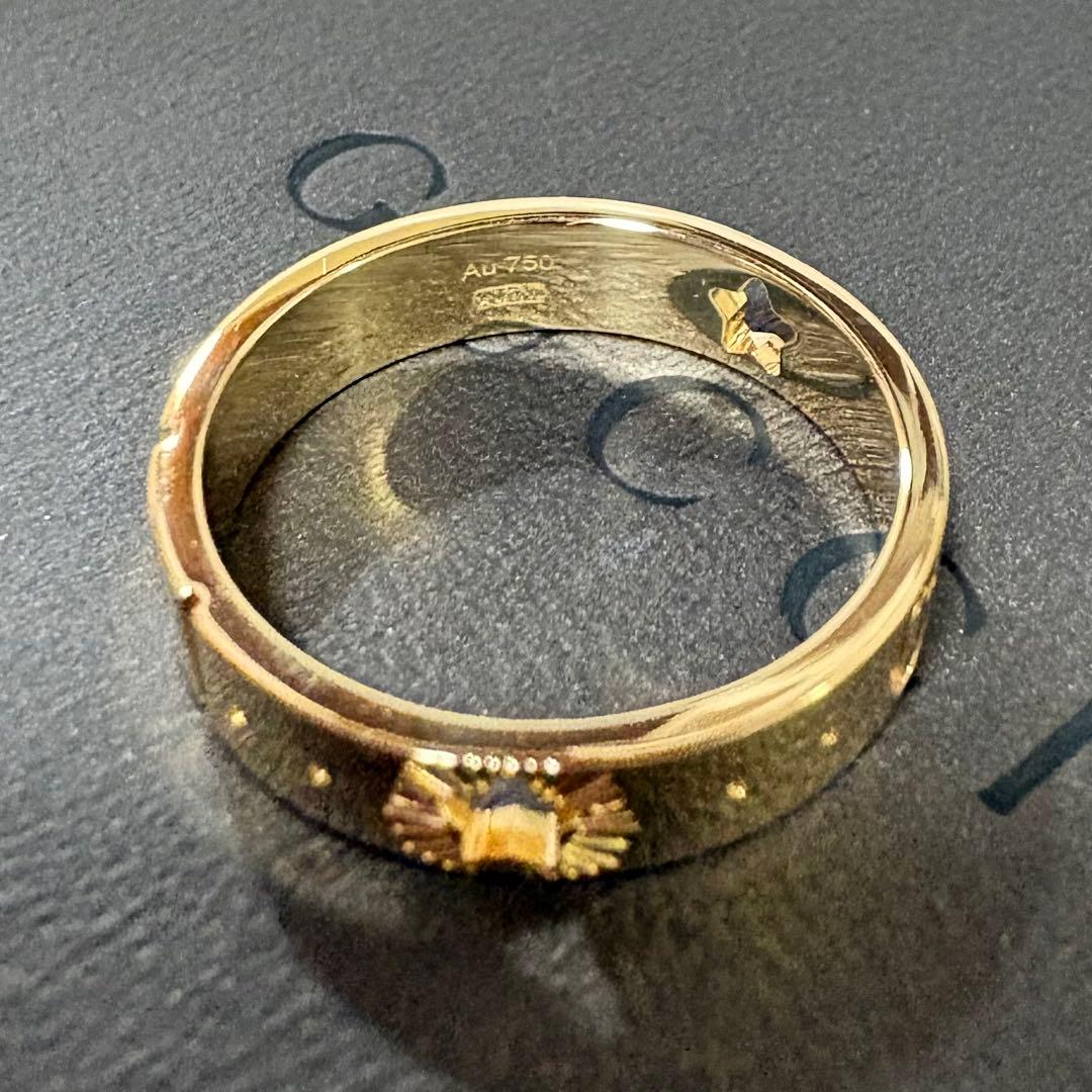GUCCI アイコン スター リング K18YG 9.5号　K18リング