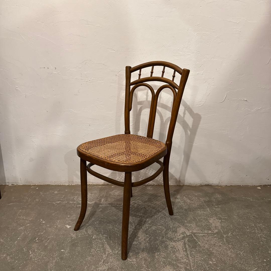 ヴィンテージ　ダイニングチェア　カフェチェア ラタンチェア