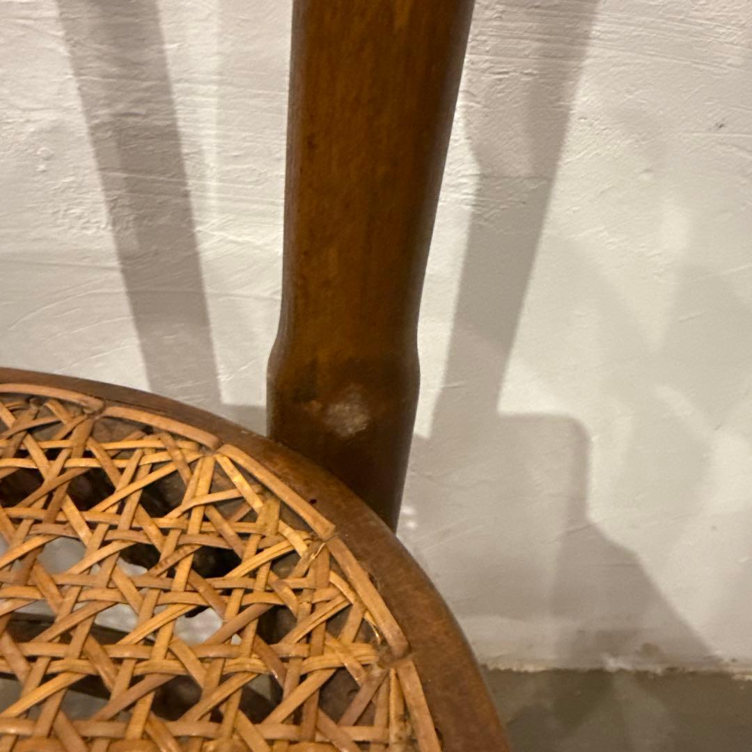 ヴィンテージ　ダイニングチェア　カフェチェア ラタンチェア