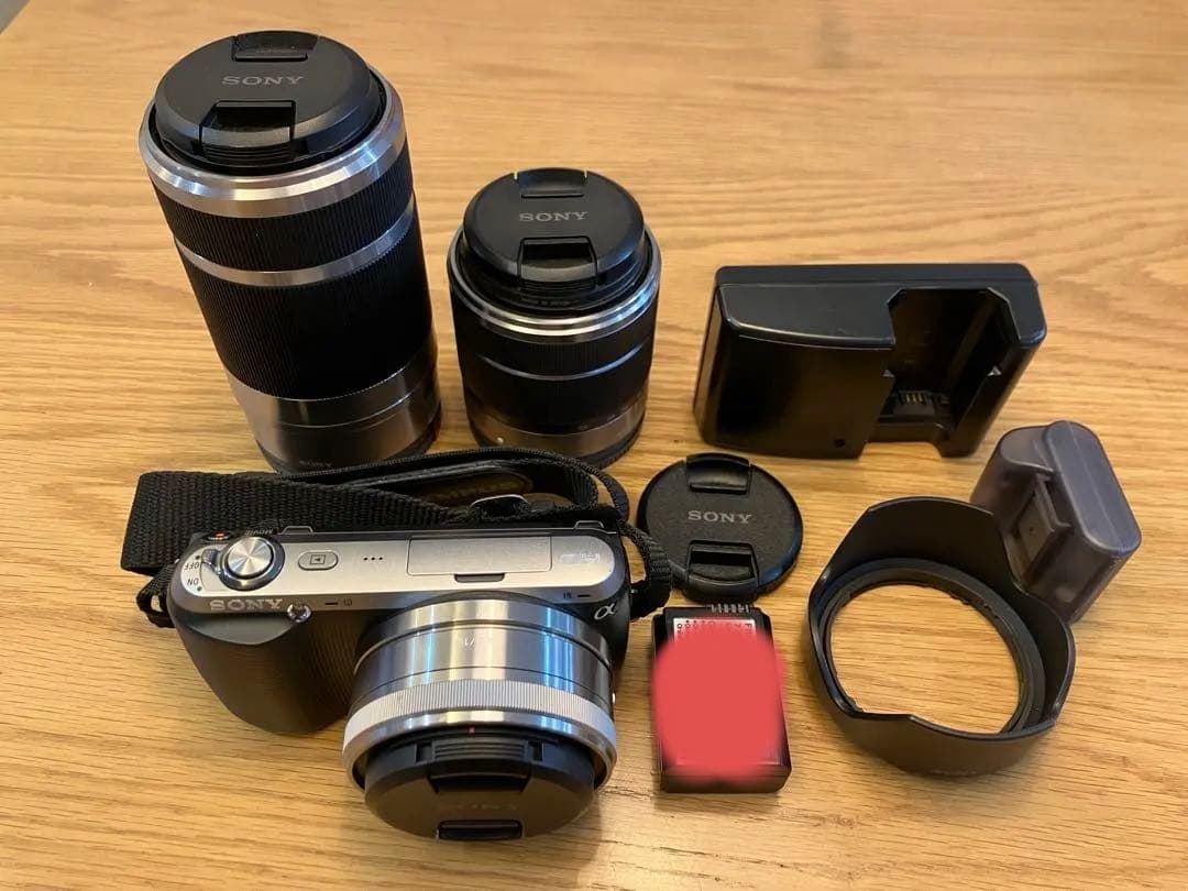 SONY NEX-C3 ミラーレスカメラ レンズ2本付き