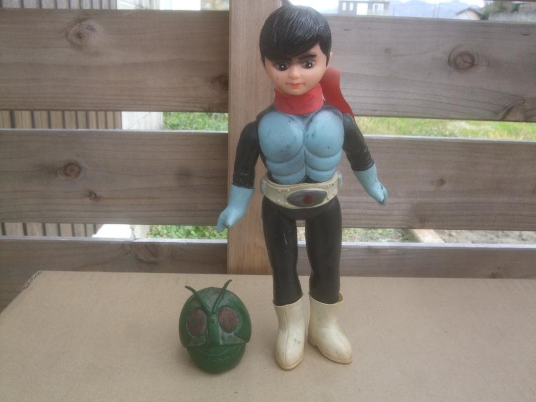 (*✨様 旧 バンダイ★ 仮面ライダー 1号★ 面取れ ★スタンダードサイズ