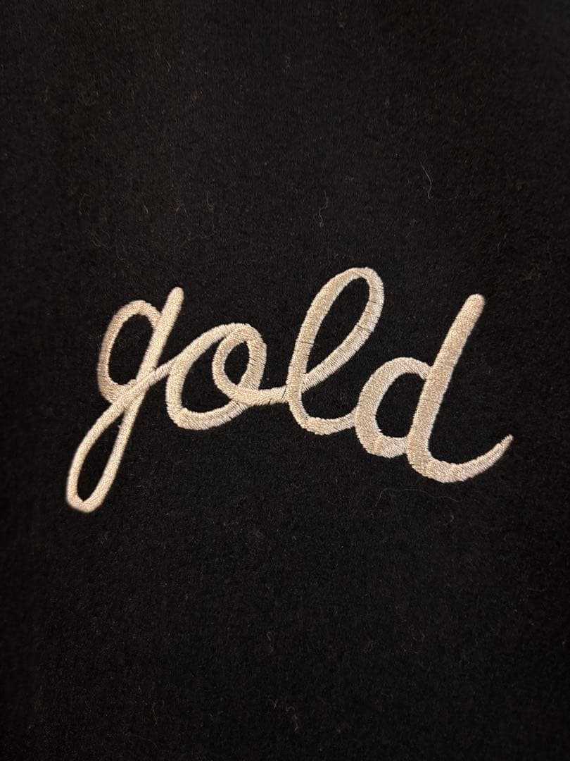 東洋　GOLD　ウールメルトン　アセテート　スカル　スカジャン　サイズM