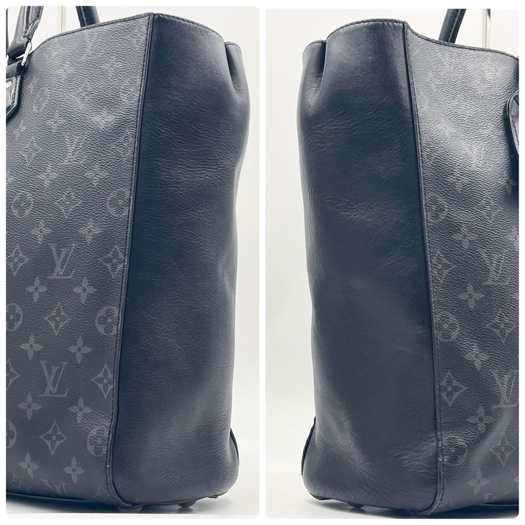 ルイヴィトン グランサック モノグラムエクリプス トートバッグ 大容量ネームタグ