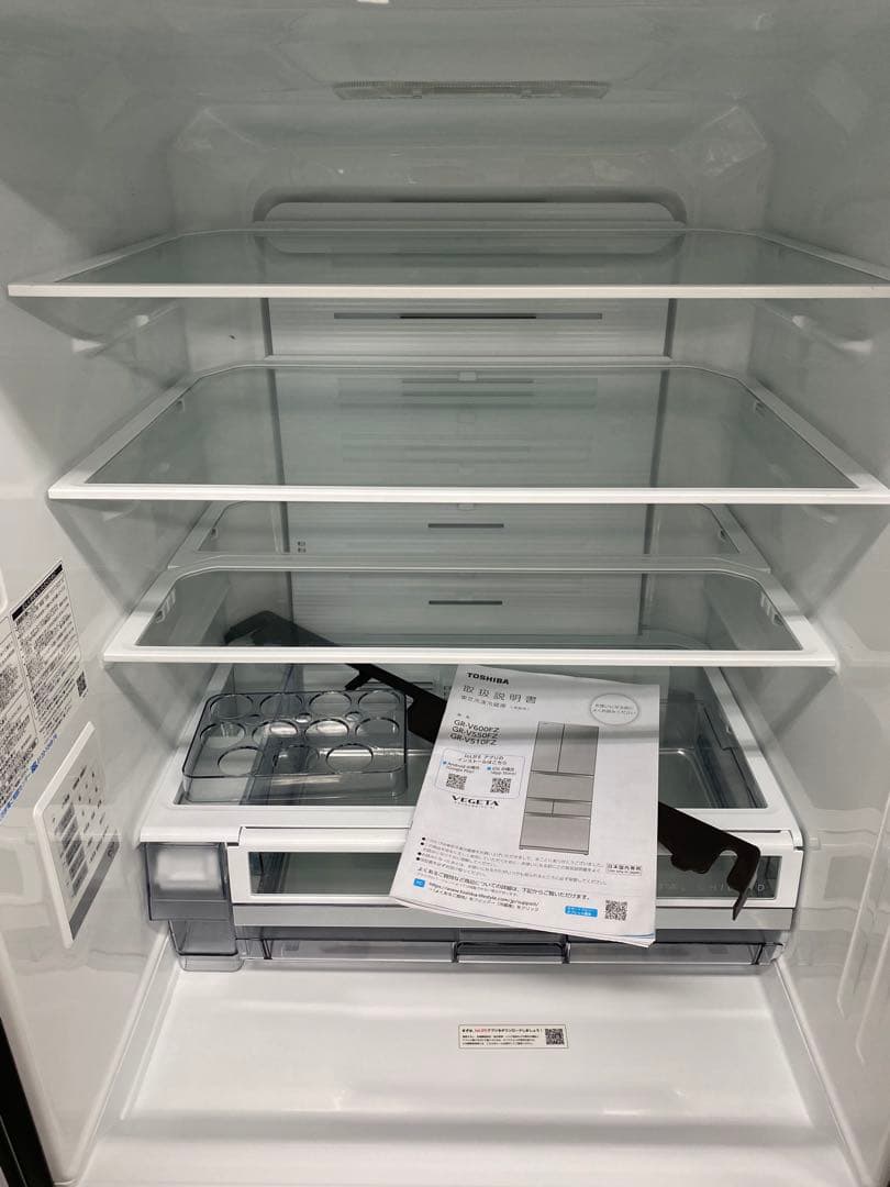 東芝　TOSHIBA ノンフロン冷蔵庫 GR-V510FZ （ZH）22年製