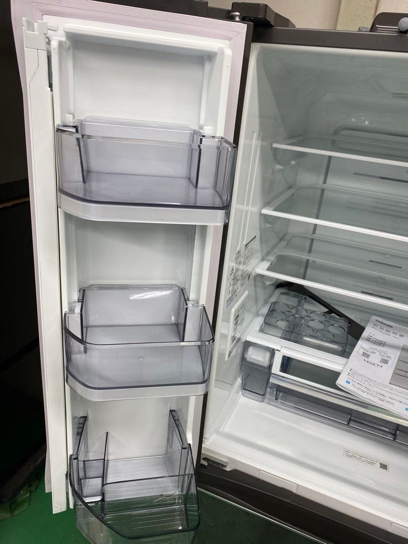 東芝　TOSHIBA ノンフロン冷蔵庫 GR-V510FZ （ZH）22年製