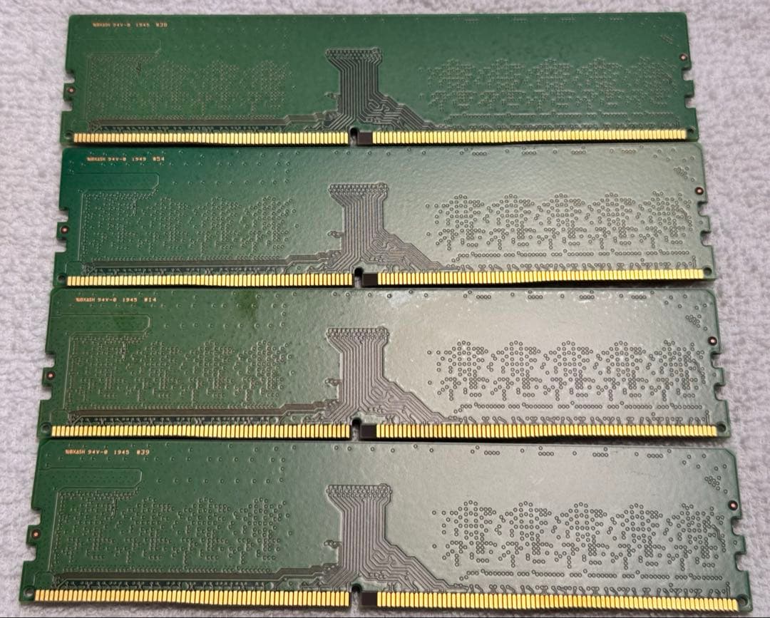 Samsung DDR4 メモリ 8GB 4枚セット 【動作確認済】