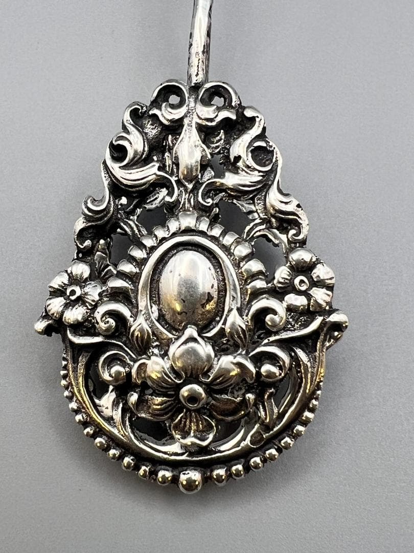 ビンテージ北欧雑貨/スウェーデンで見つけた/シルバー製/トング　重量約32.7g