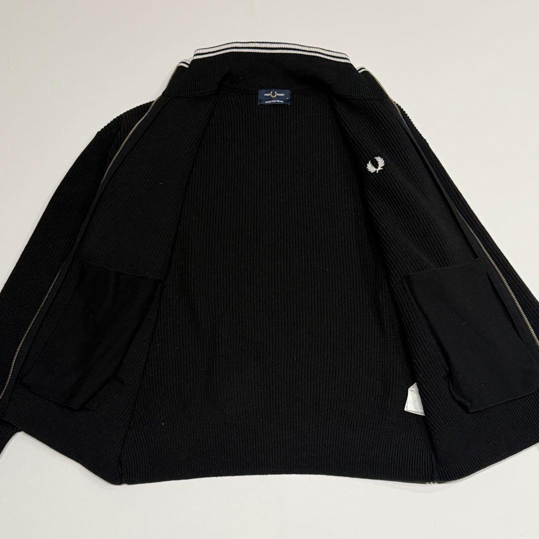 極美品 ビームス別注 フレッドペリー ドライバーズニット 黒 Mサイズ